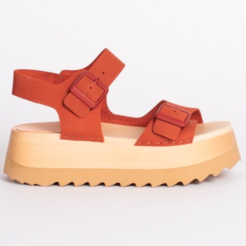 Gigi Chonk Sandal in Paprika